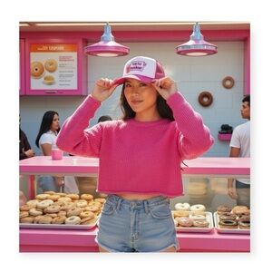 Rare: new Tarte x Dunkin’ Collab ◎ BLSSD The Label ◎ Patches Trucker Hat ◎ Pink
